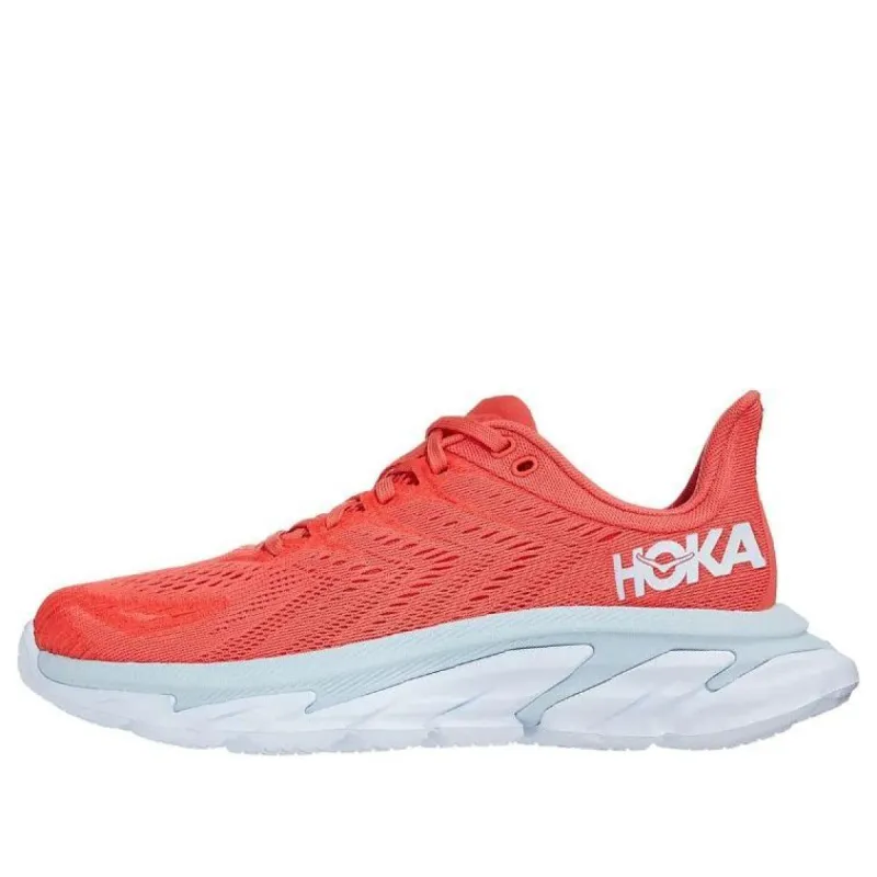 (WMNS) Hoka One One Clifton Edge 'Hot Coral' 1110511-HCWH sold by KicksCrew