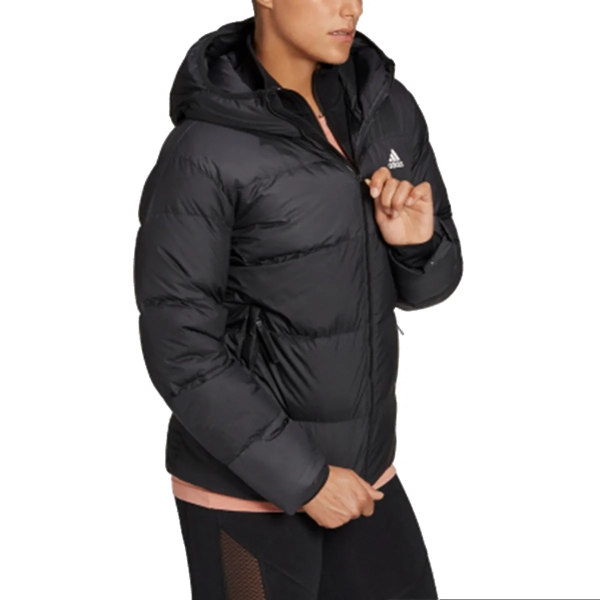 (WMNS) adidas Originals Puffer jacket 'Black' H14172 sold by KicksCrew product image thumbnail 2