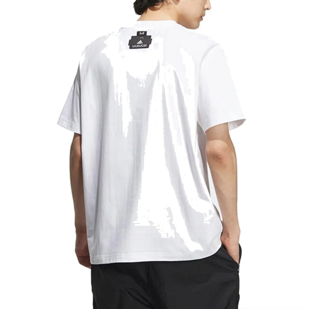 adidas ST GF Graphic T-Shirt 'White Black' IA8130 sold by KicksCrew product image thumbnail 2