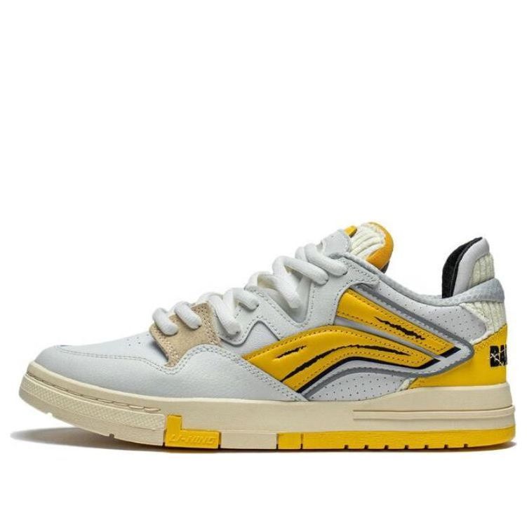 Li-Ning Wave Pro 'White Yellow' AECS093-1 sold by KicksCrew
