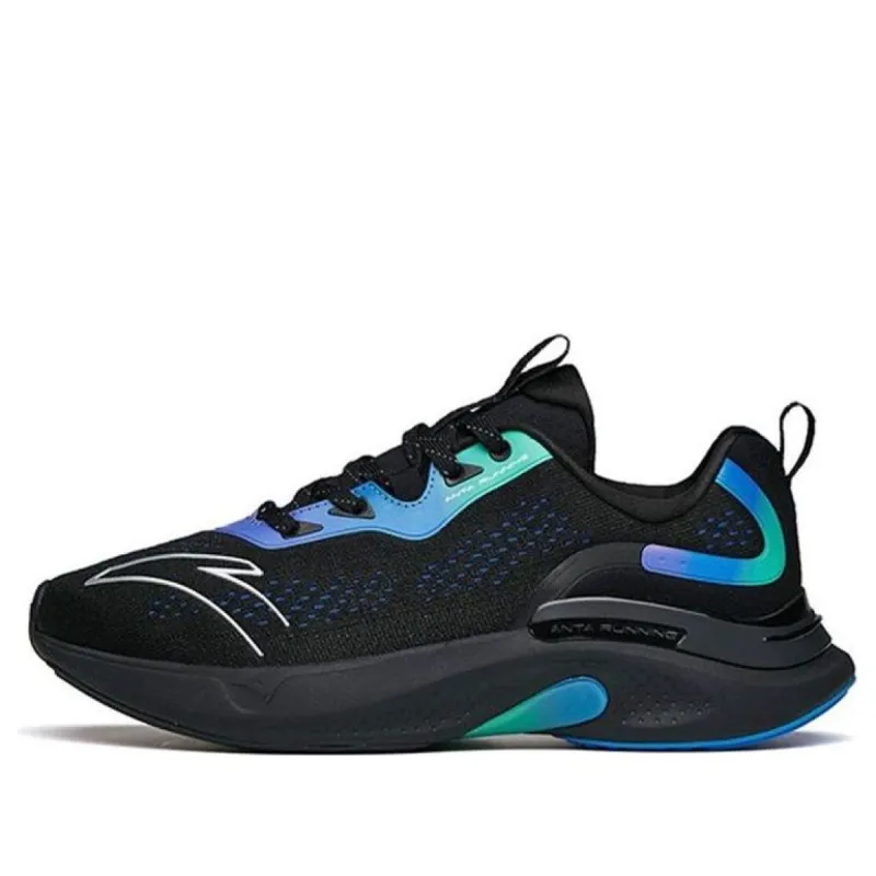ANTA Running Shoes 'Black Blue Green' 112215561R-4 sold by KicksCrew