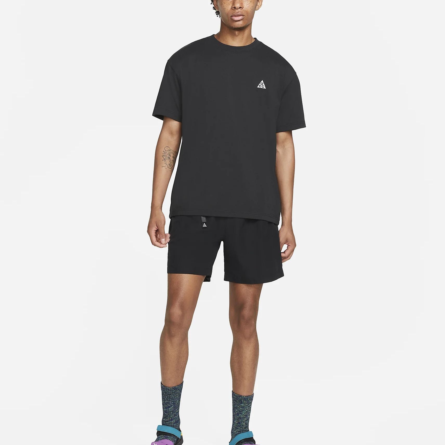 Nike ACG Logo Tee 'Black' DJ3642-010 sold by KicksCrew product image thumbnail 3