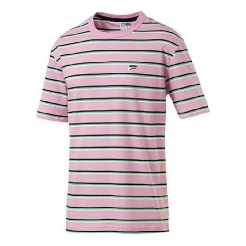 Puma Downtown Short Sleeve Tee 'Pink' 579230-21 sold by KicksCrew