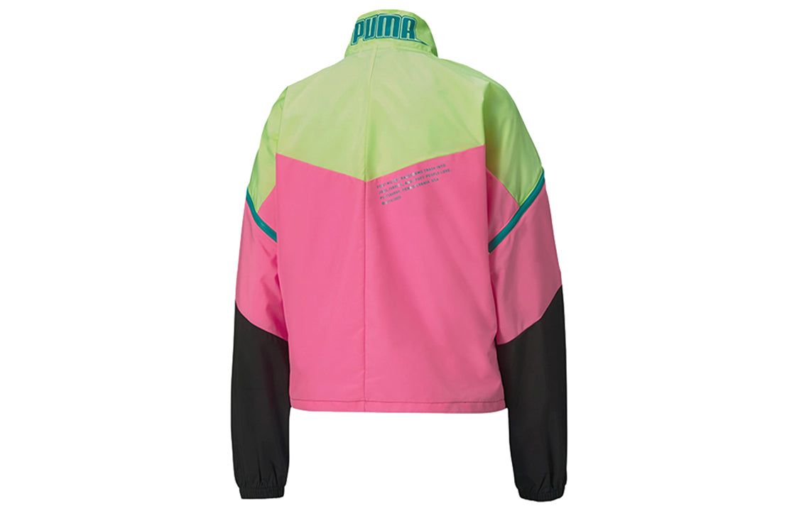 (WMNS) Puma x First Mile Xtreme Training Jacket 'Pink' 519567-02 sold by KicksCrew product image thumbnail 2