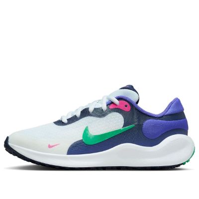 (GS) Nike Revolution 7 'White Persian Violet Navy' FB7689-101 sold by KicksCrew