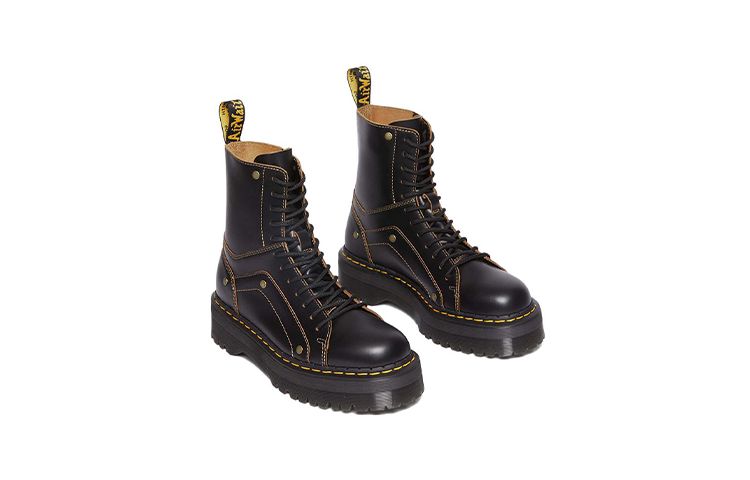 (WMNS) Dr. Martens Jadon Decon Smooth Platform Leather Boot 'Black' 31211001 sold by KicksCrew product image thumbnail 2
