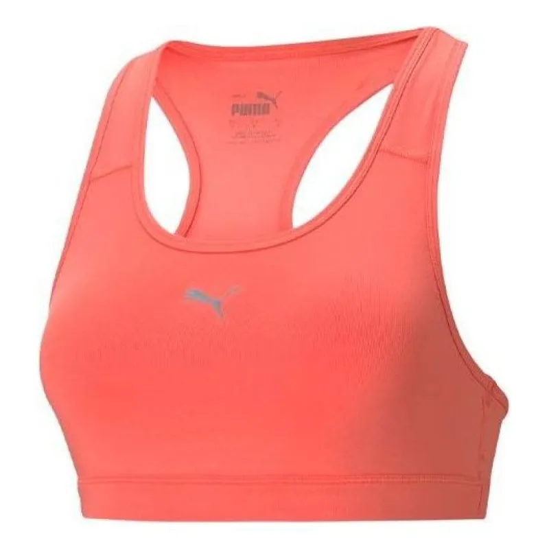 (WMNS) PUMA Mid Impact 4Keeps Graphic Training Bra 'Georgia Peach' 520305-24 sold by KicksCrew