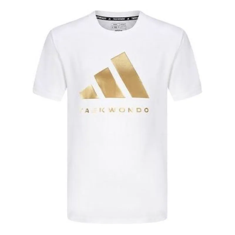 adidas Future Icons T-shirt Asia Sizing 'White Gold' ADICLTS24TKP-WG sold by KicksCrew
