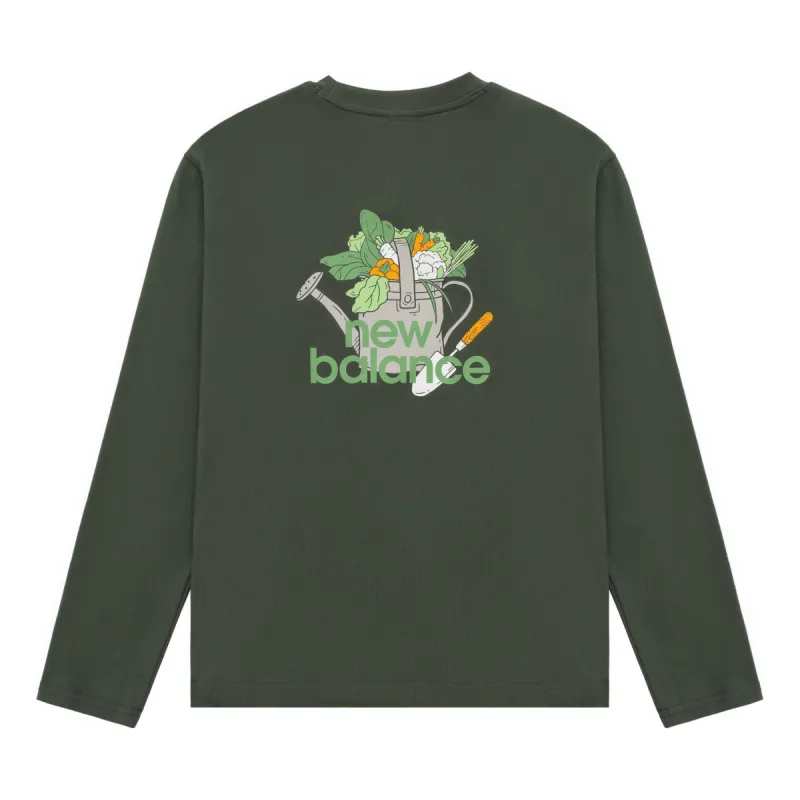 New Balance Logo Graphic Print Top 'Green' AMT31329-DON sold by KicksCrew