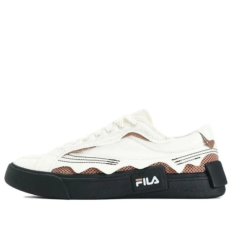 (WMNS) FILA FUSION Pop Skate Shoes 'White Black' T12W332103FWB sold by KicksCrew