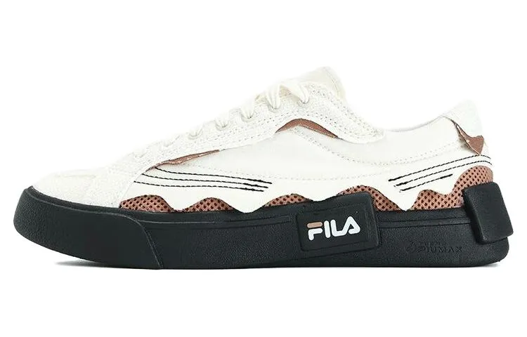 (WMNS) FILA FUSION Pop Skate Shoes 'White Black' T12W332103FWB sold by KicksCrew product image thumbnail 2