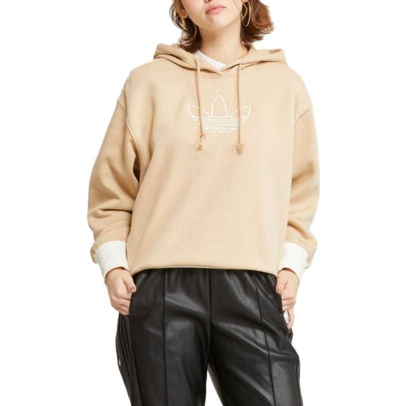 (WMNS) Adidas Word Full Zip Hoodies 'Beige' IK9893 sold by KicksCrew product image thumbnail 5