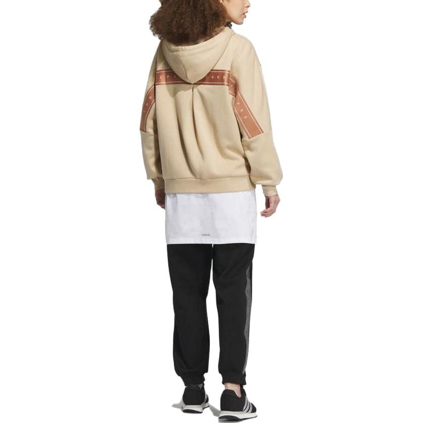 (WMNS) Adidas Word Full Zip Hoodies 'Beige' IK9893 sold by KicksCrew product image thumbnail 4