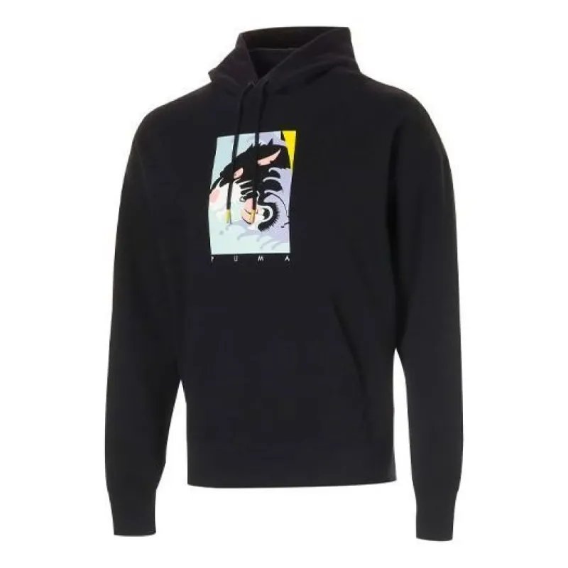 Puma Fierce Cat Graphic Hoodie 'Black' 579093-01 sold by KicksCrew