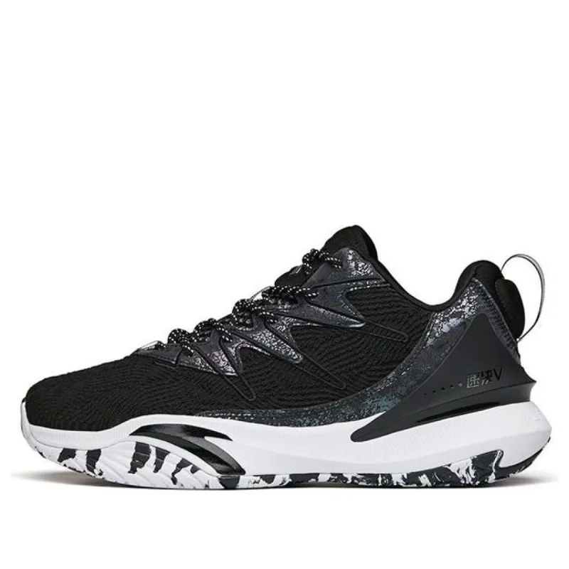 ANTA Quick Battle 5 Low 'Black White' 112141605-5 sold by KicksCrew
