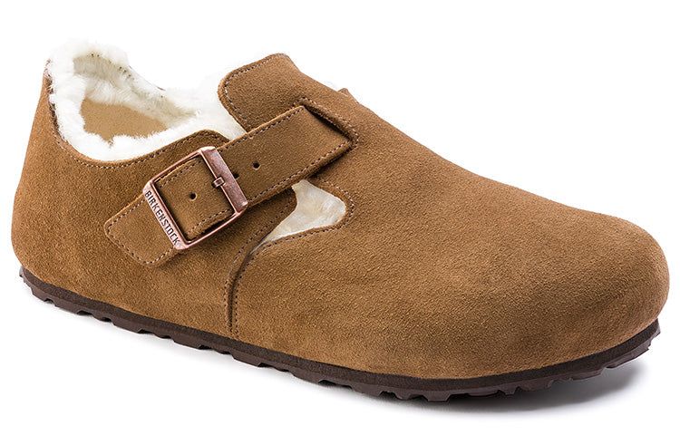Birkenstock London Shearling Suede Leather 'Shearling Tea'' 1014962 sold by KicksCrew product image thumbnail 3