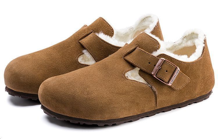 Birkenstock London Shearling Suede Leather 'Shearling Tea'' 1014962 sold by KicksCrew product image thumbnail 4