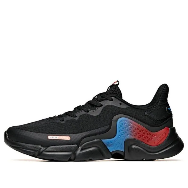 ANTA Running Series Sneakers 'Black Blue Red' 112035565-1 sold by KicksCrew