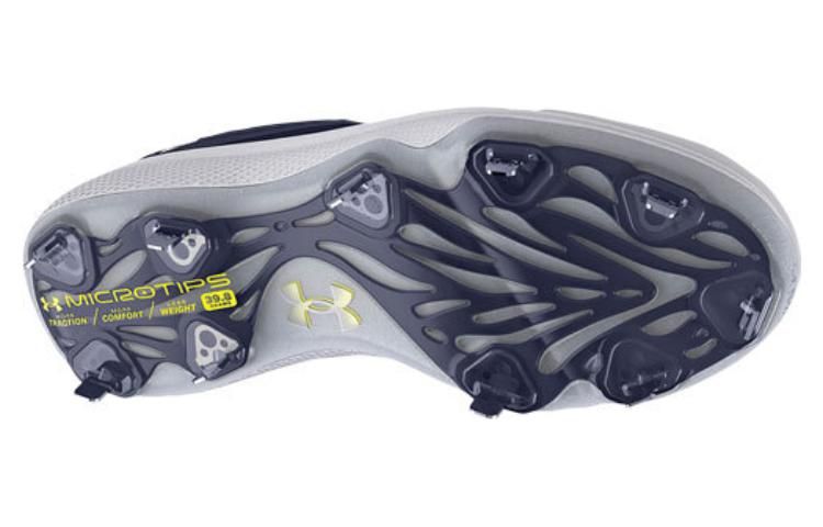 Under Armour Yard Low MT Baseball Cleats 'White Black' 3025592-401 sold by KicksCrew product image thumbnail 4