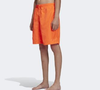 adidas Y-3 Small Logo Swim Shorts 'Solar Orange' FN5717 sold by KicksCrew