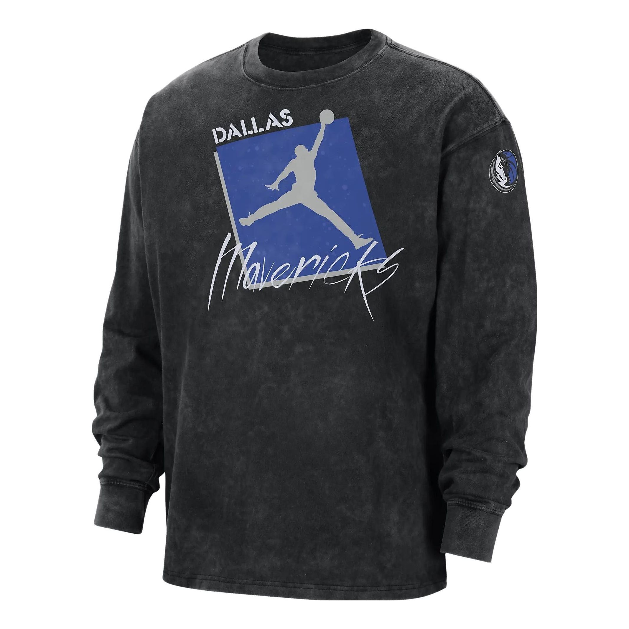 Air Jordan Max90 Dallas Mavericks Courtside Statement Edition NBA Long-Sleeve T-Shirt 'Black' DV5741-010 sold by KicksCrew