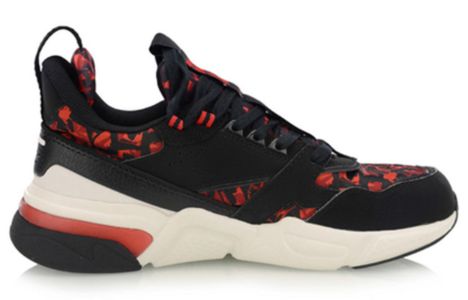 (WMNS) Li-Ning 001 Classic 'Black Red' AGCP024-2 sold by KicksCrew