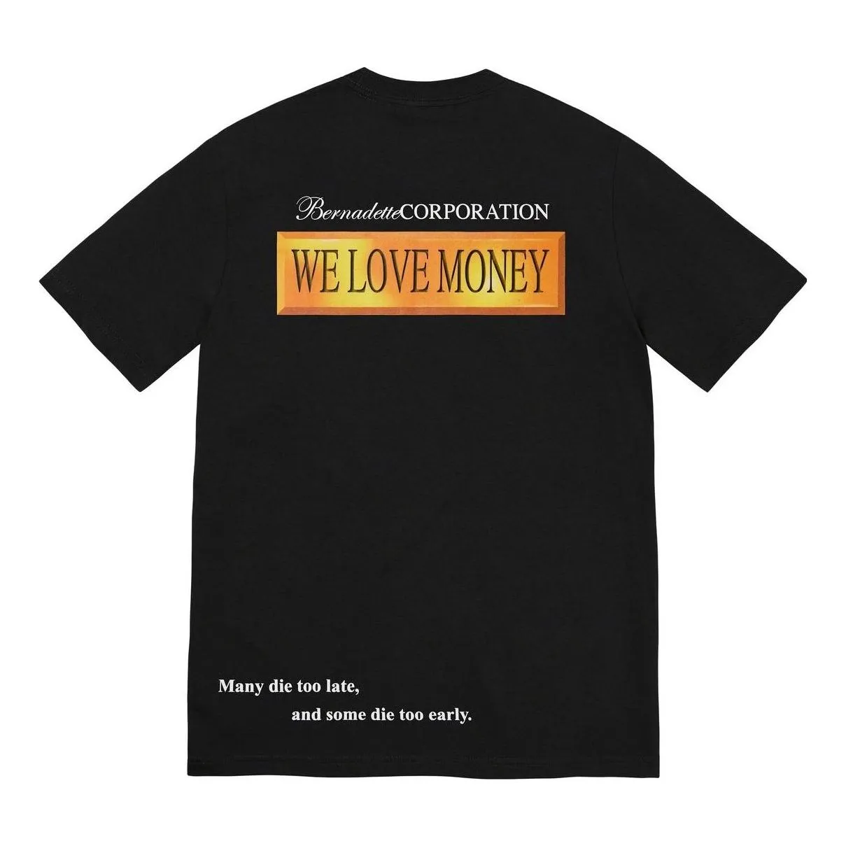 Supreme x Bernadette Corporation Money T-Shirt 'Black Gold' SUP-SS23-223 sold by KicksCrew product image thumbnail 2