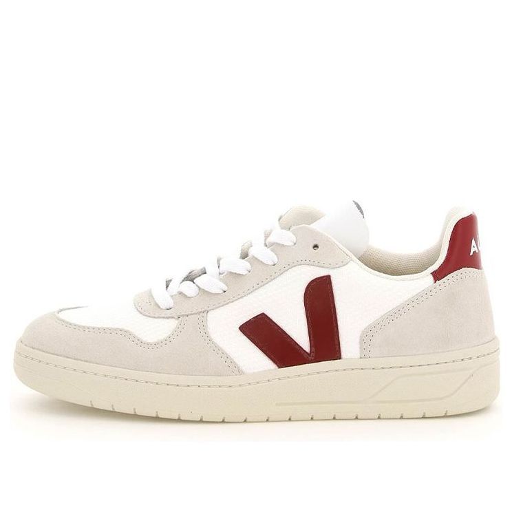 Veja V-10 B-Mesh 'White Natural Marsala' VX011314B sold by KicksCrew