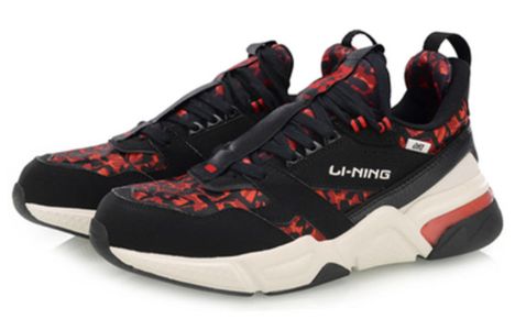 (WMNS) Li-Ning 001 Classic 'Black Red' AGCP024-2 sold by KicksCrew