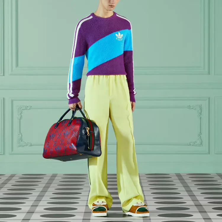 Gucci x adidas Wool Sweater 'Purple Light Blue' 723092-XKCTZ-5998 sold by KicksCrew product image thumbnail 2