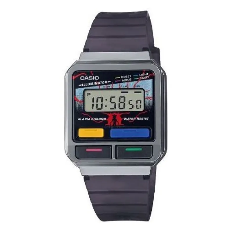 CASIO X NETFLIX Stranger Things Digital 'Black' A120WEST-1AJR sold by KicksCrew