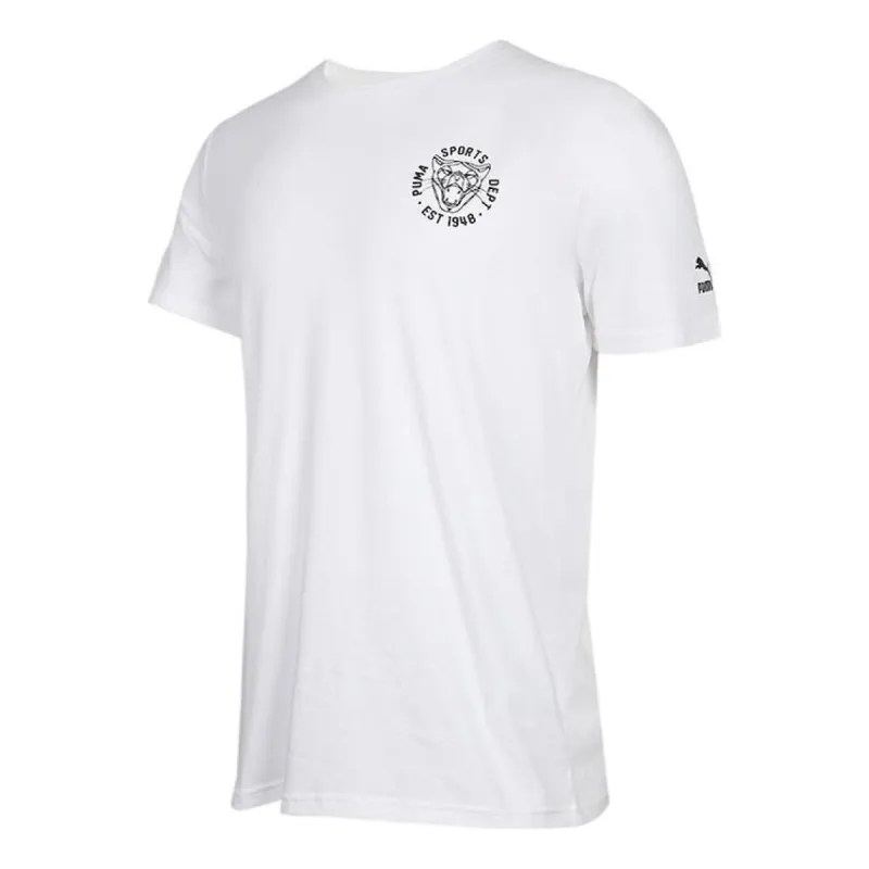 Puma Graphic Vintage Cat Tee 'White' 578728-02 sold by KicksCrew