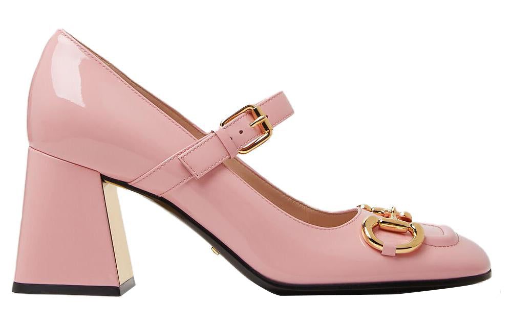 (WMNS) GUCCI Mid-heel Pump With Horsebit 'Rose' 694855-BNC00-5815 sold by KicksCrew product image thumbnail 2