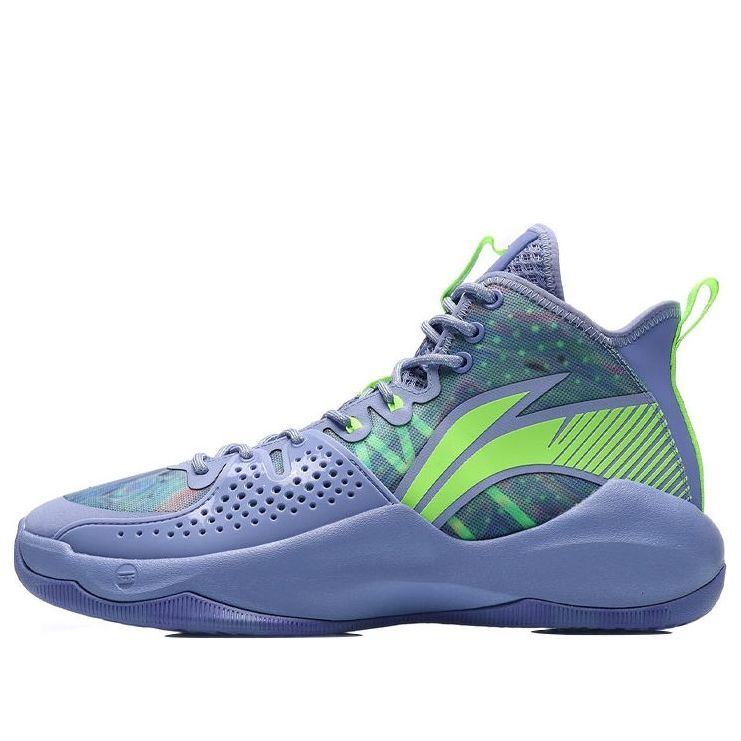 Li-Ning Combat High 'Purple Green' ABAR059-4 sold by KicksCrew