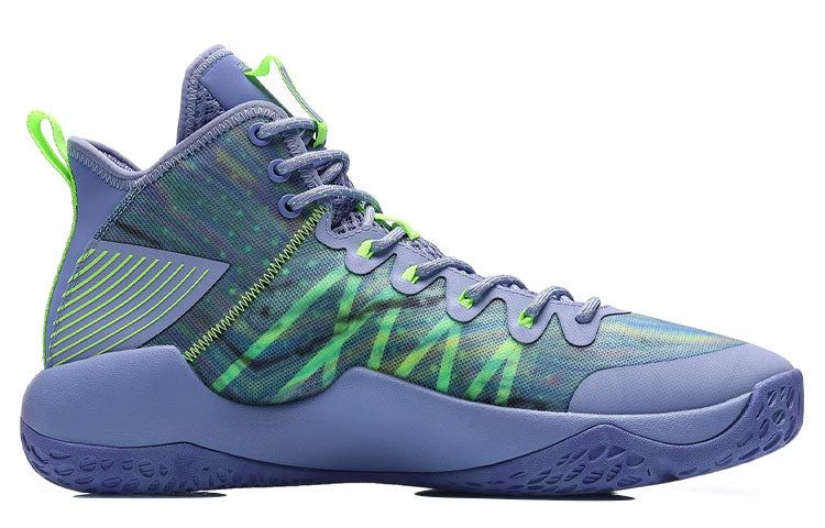 Li-Ning Combat High 'Purple Green' ABAR059-4 sold by KicksCrew product image thumbnail 3