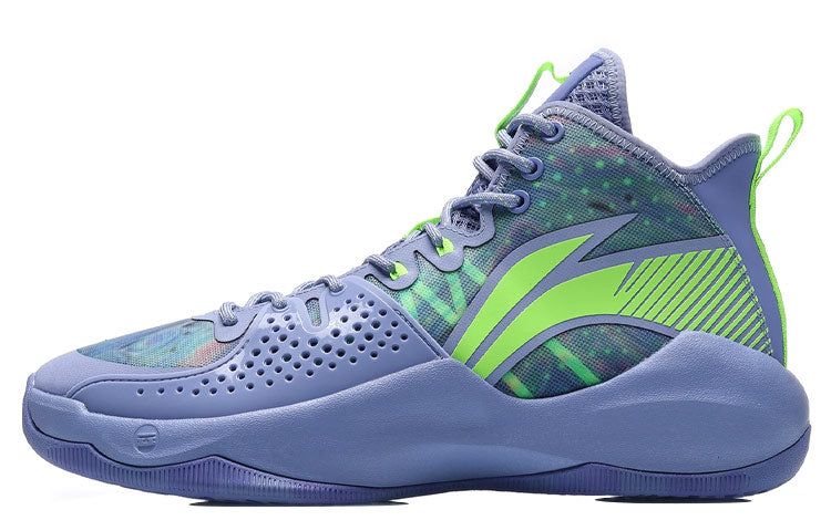 Li-Ning Combat High 'Purple Green' ABAR059-4 sold by KicksCrew product image thumbnail 2