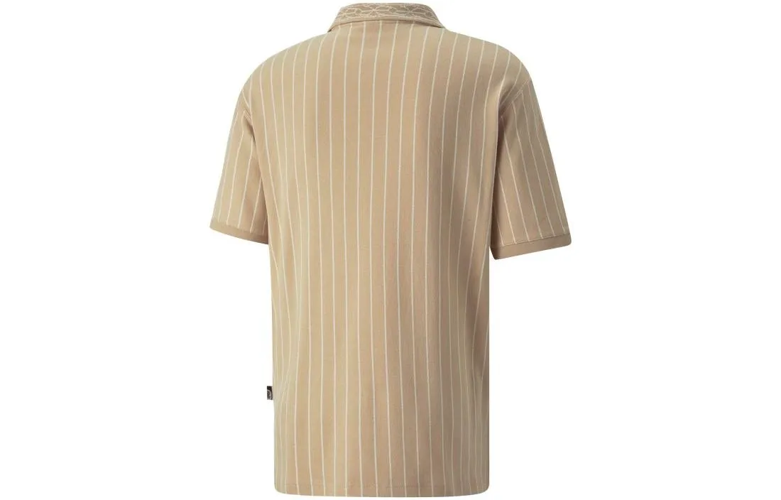 PUMA Players Lounge Polo Shirt 'Brown' 535803-67 sold by KicksCrew product image thumbnail 2