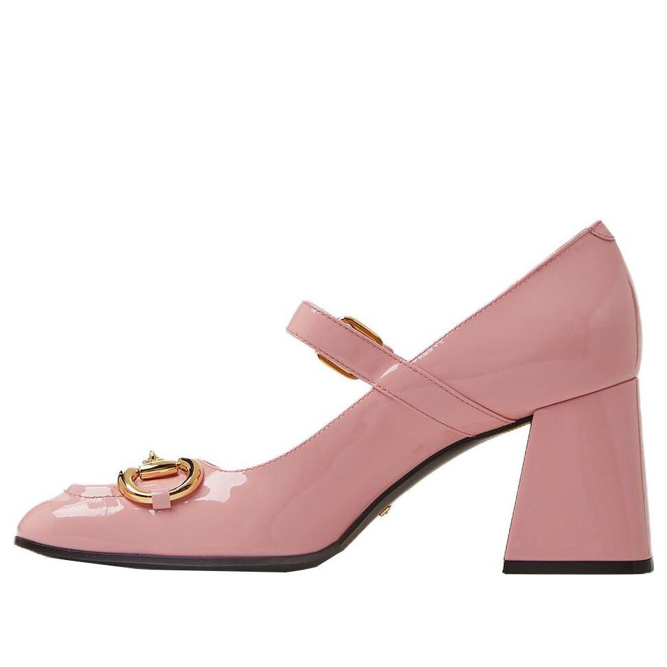 (WMNS) GUCCI Mid-heel Pump With Horsebit 'Rose' 694855-BNC00-5815 sold by KicksCrew