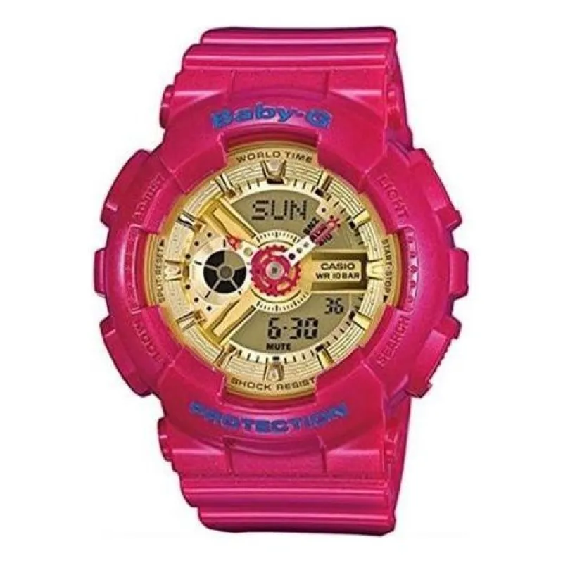 (WMNS) Casio Baby-G Digital-Analog 'Hot Pink' BA-111GGB-4A sold by KicksCrew