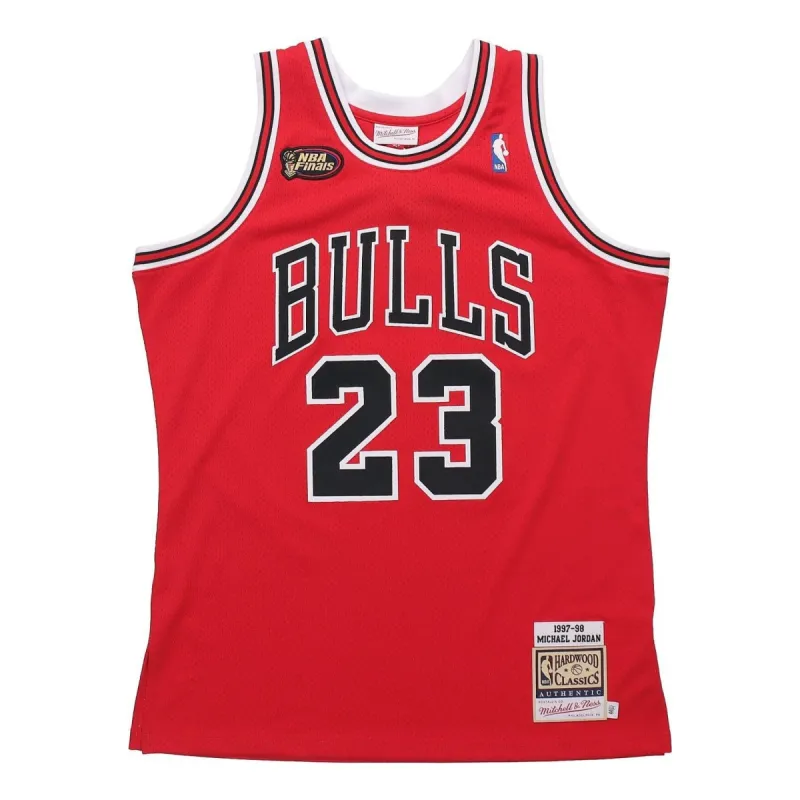 Mitchell & Ness x NBA Chicago Bulls 1997-98 Road Finals Jerseys 'Michael Jordan 23' AJY4CP19016-CBUSCAR97MJO sold by KicksCrew