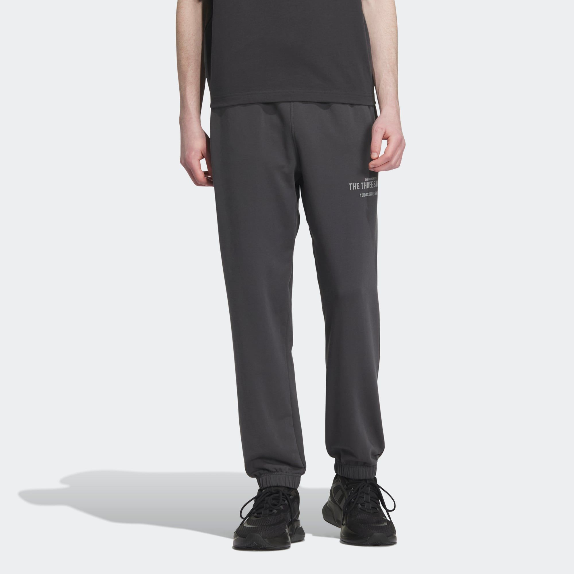 Adidas Verbiage Casual Knitted Pants 'Black' IP3926 sold by KicksCrew product image thumbnail 2