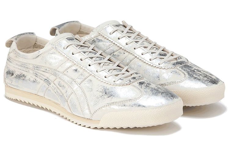 Onitsuka Tiger MEXICO 66 Deluxe Shoes 'White Pure Silver' 1181A457-200 sold by KicksCrew product image thumbnail 2