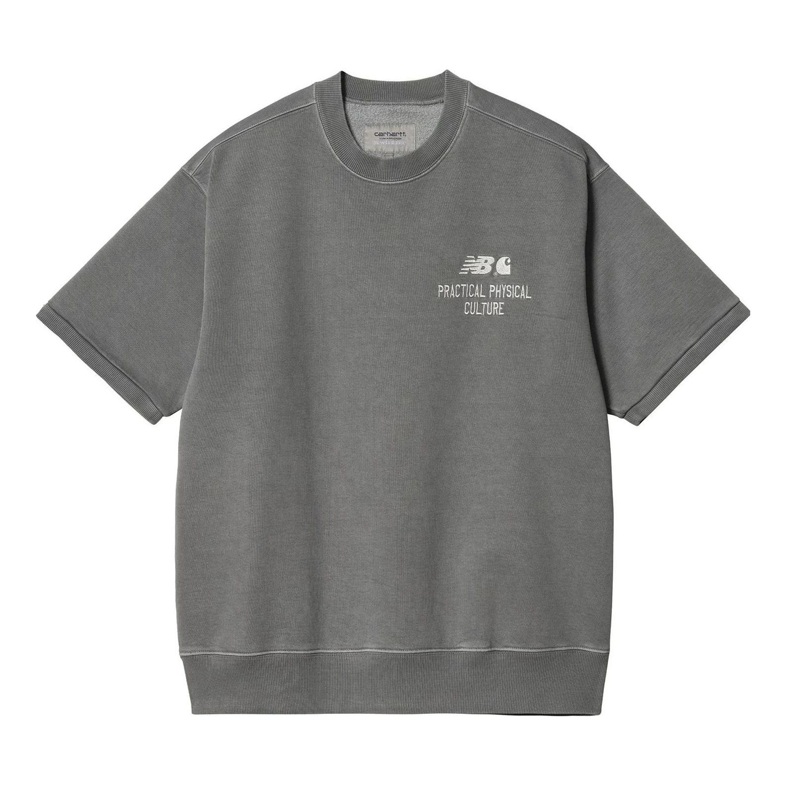 New Balance x Carhartt WIP Short Sleeve Crew 'Magnet' MT21579-MGT sold by KicksCrew