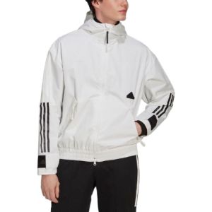 adidas 3-Stripes Storm Jacket 'White' HN1928 sold by KicksCrew