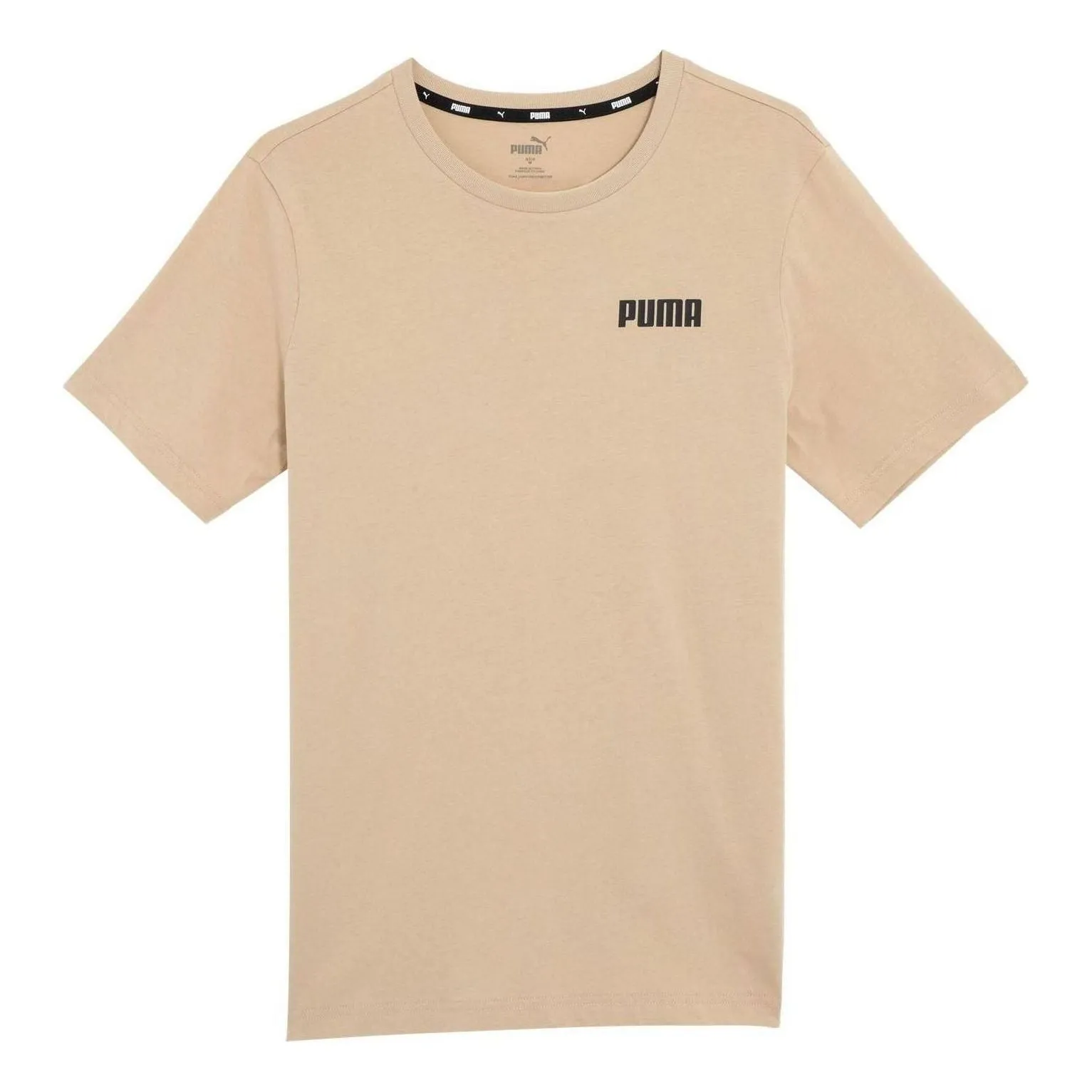 PUMA ESS 2 Col Small Logo T-shirt 'Tan' 671260-21 sold by KicksCrew