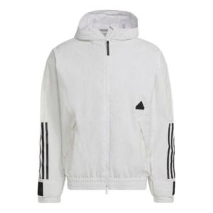 adidas 3-Stripes Storm Jacket 'White' HN1928 sold by KicksCrew