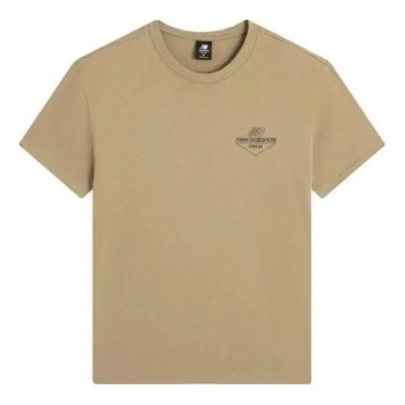 New Balance Casual Logo T-Shirt 'Brown' AMT22396-INC sold by KicksCrew