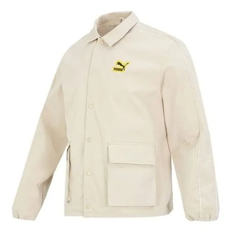 Puma Classics Street Sport Woven Jacket 'Beige' 539969-88 sold by KicksCrew