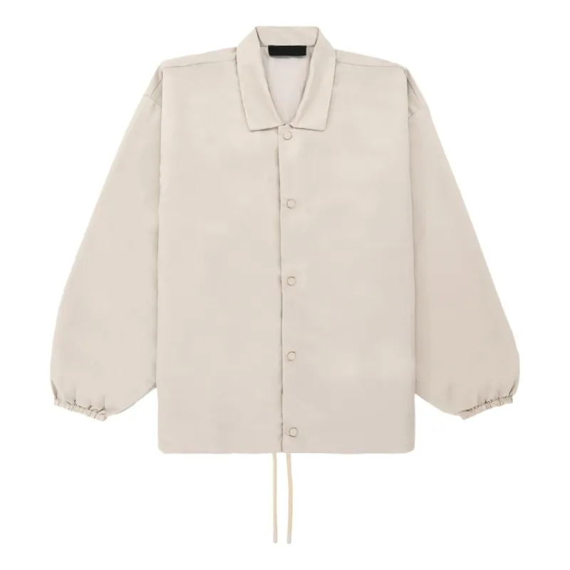 Fear of God Essentials FW23 Coaches Jacket 'Silver Cloud' 202BT232012F sold by KicksCrew