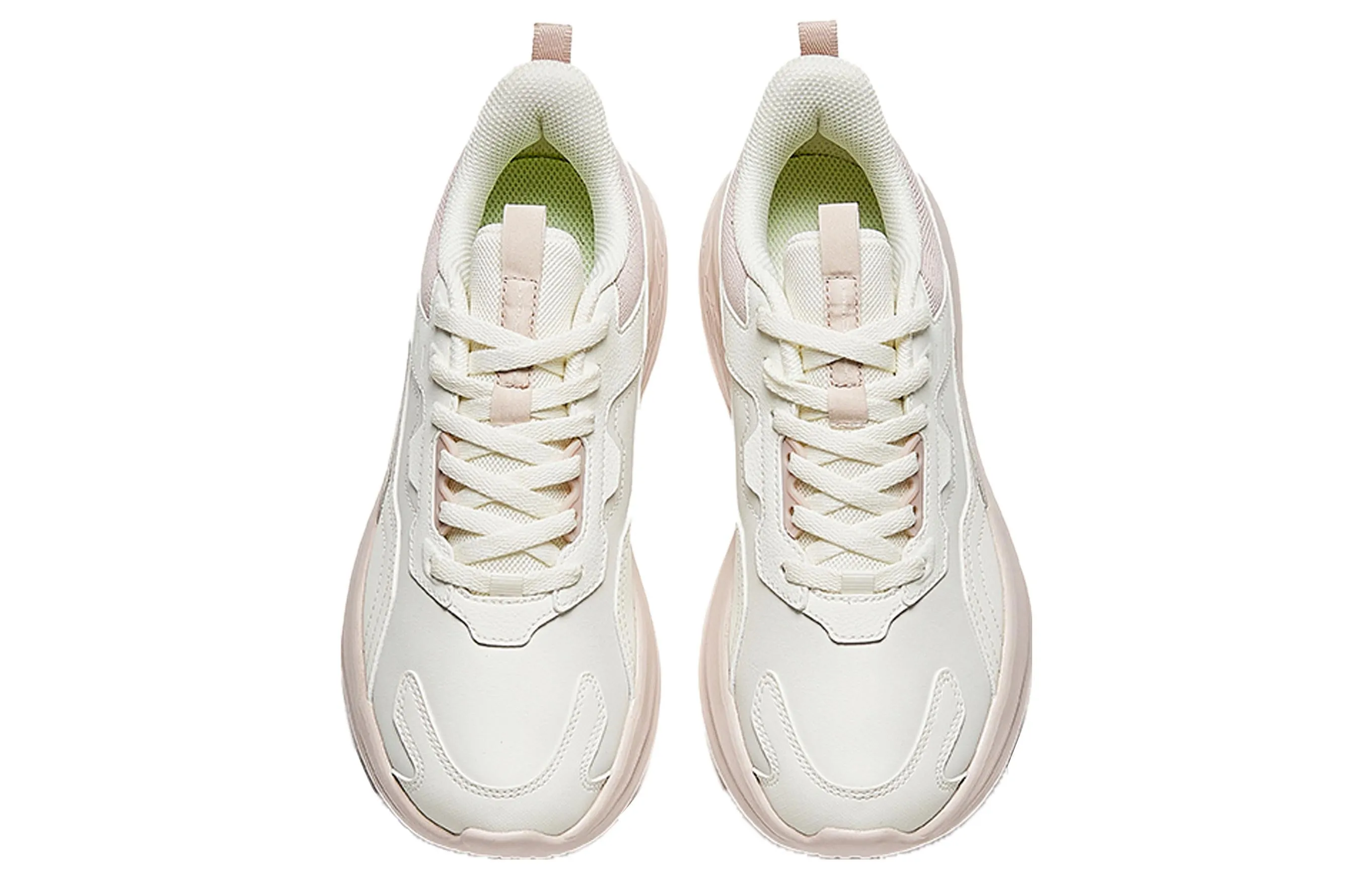 (WMNS) ANTA Running Series Sneakers 'Ivory Nude Pink' 922345579-7 sold by KicksCrew product image thumbnail 3